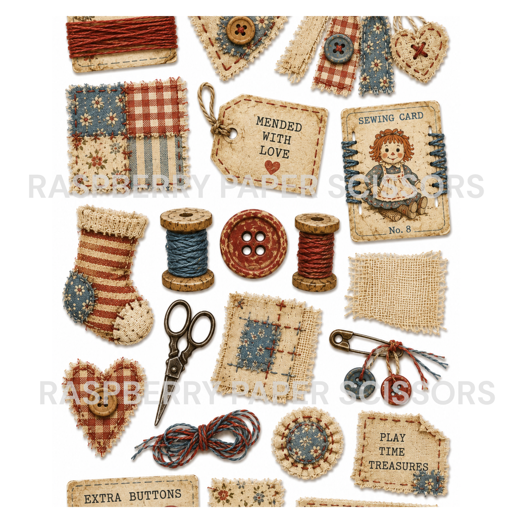 Raggedy Ann Arcola Dolls Digital Kit