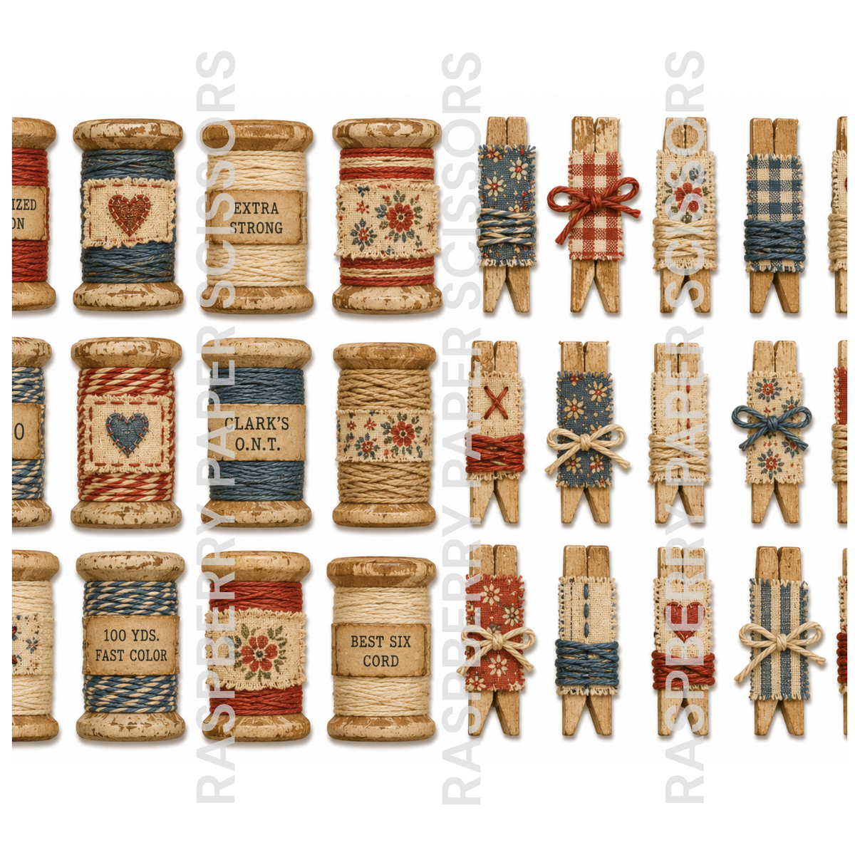 Raggedy Ann Arcola Dolls Digital Kit