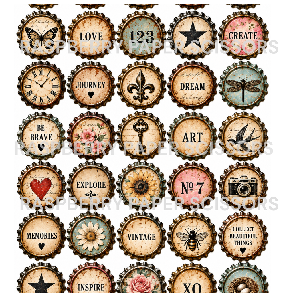 Mixed Media Metals Digital Kit