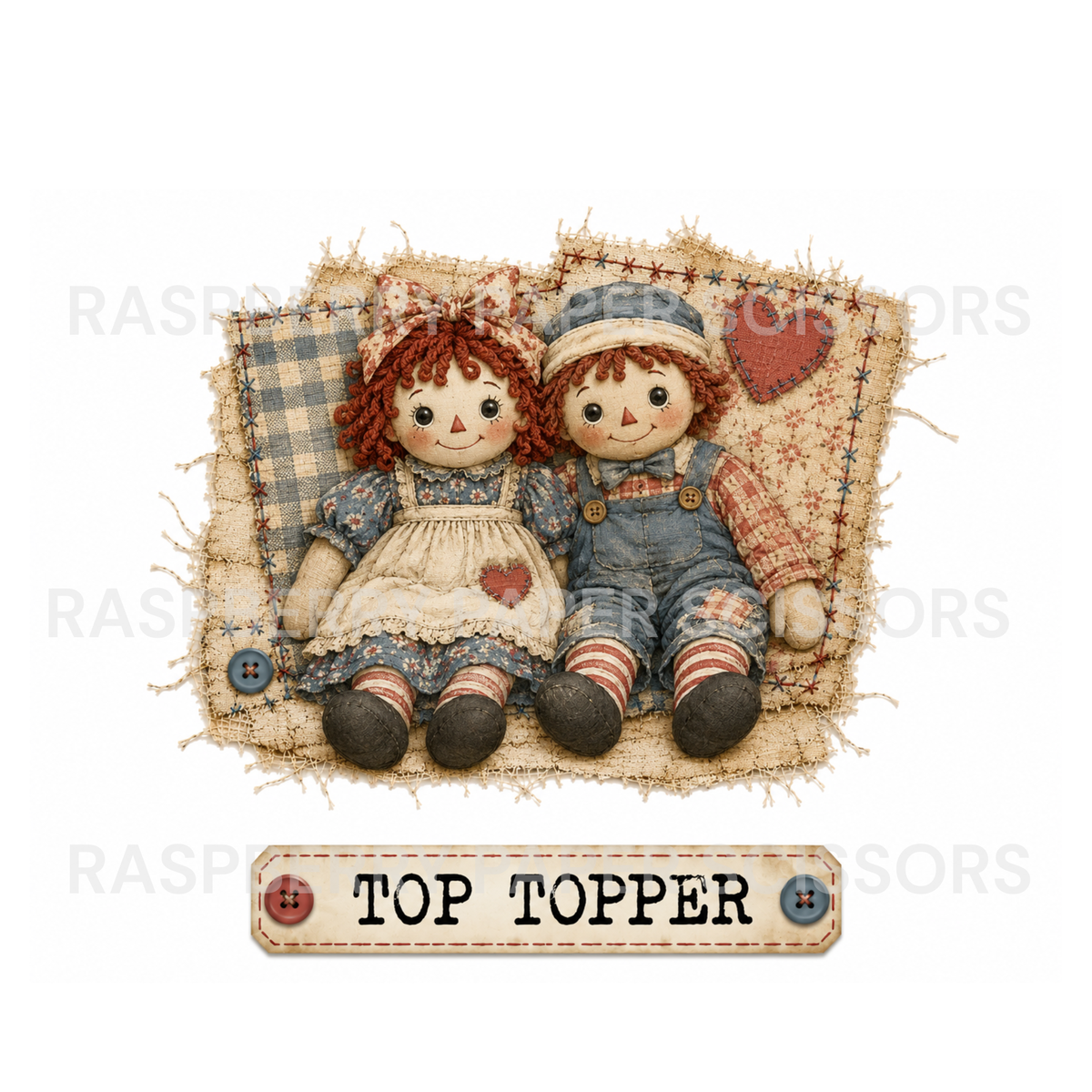 Raggedy Ann Arcola Dolls Digital Kit