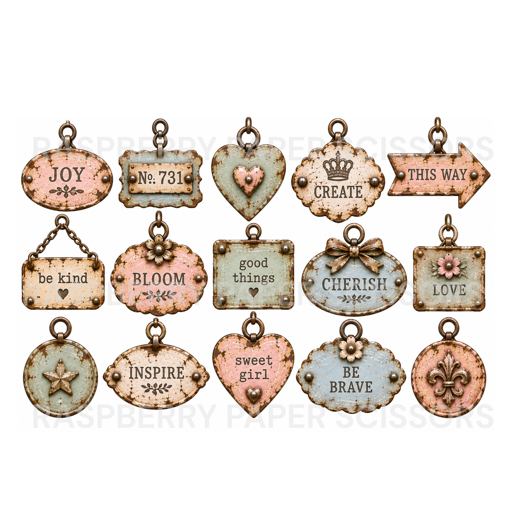 Shabby Metals Digital Kit