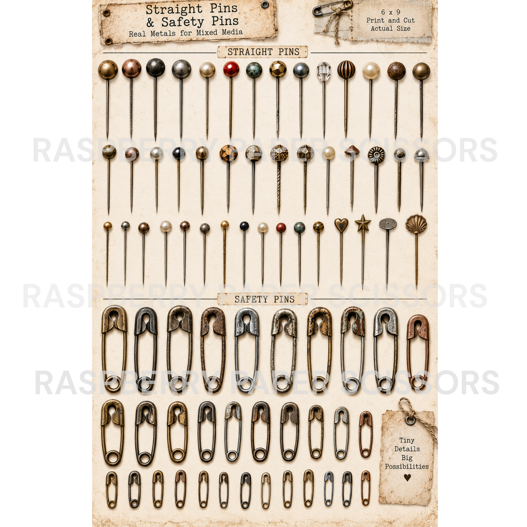 Mixed Media Metals Digital Kit