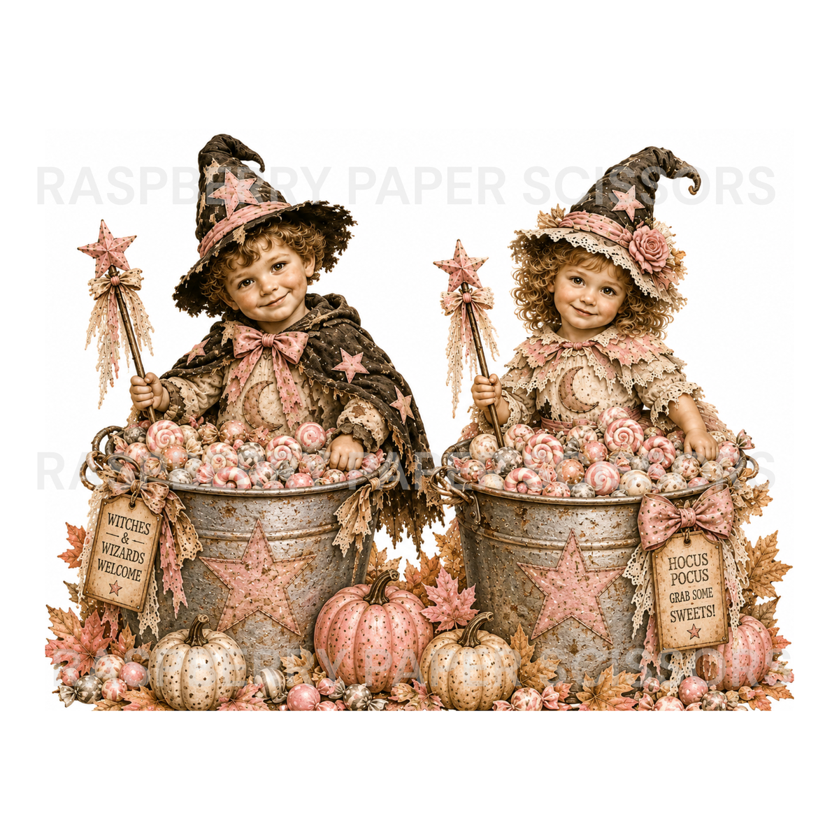 Cute Trick Or Treat Themed Digital Kit