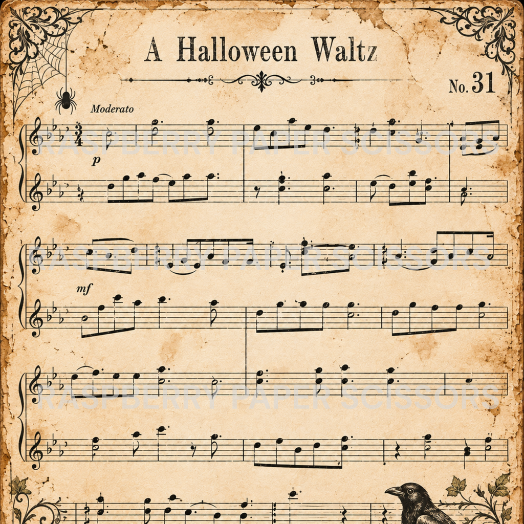 Vintage Trick or Treat Digital Kit