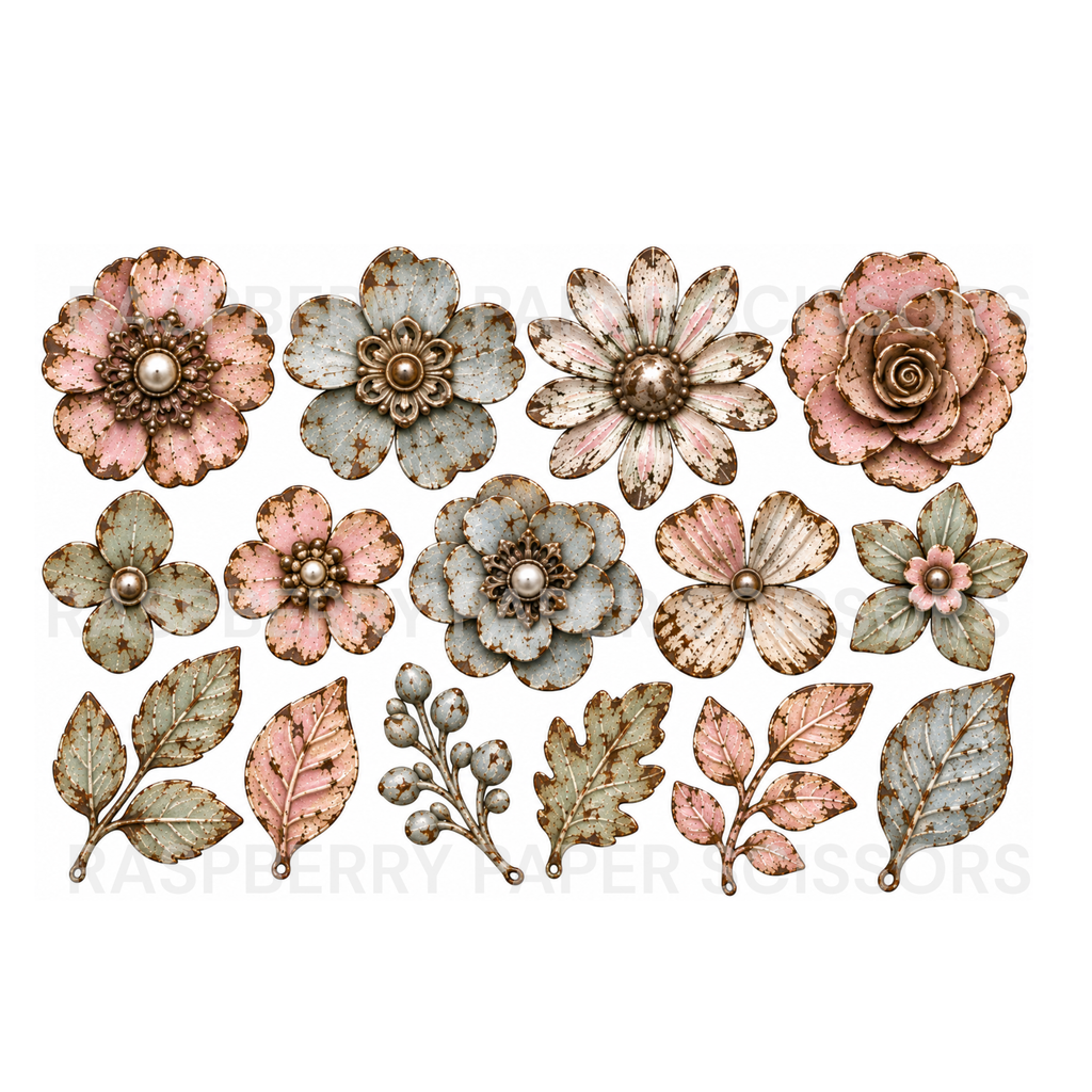 Shabby Metals Digital Kit