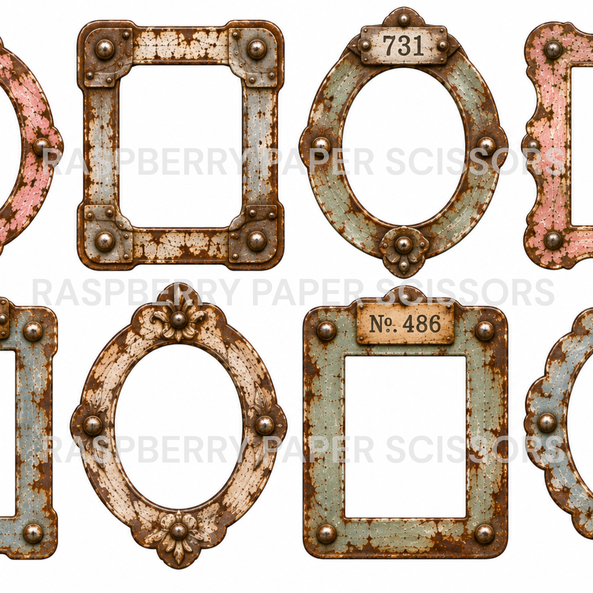 Shabby Metals Digital Kit