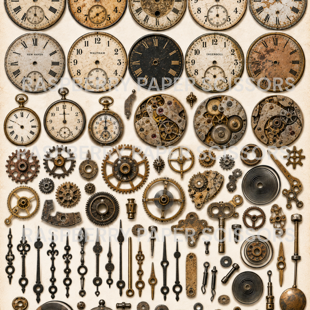 Mixed Media Metals Digital Kit