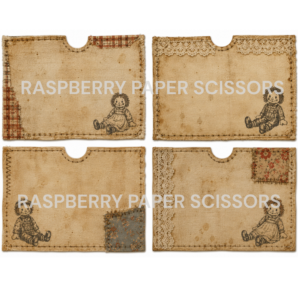 Raggedy Ann Arcola Dolls Digital Kit