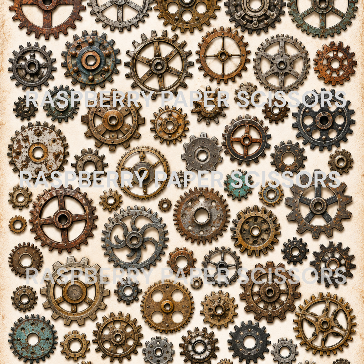 Mixed Media Metals Digital Kit