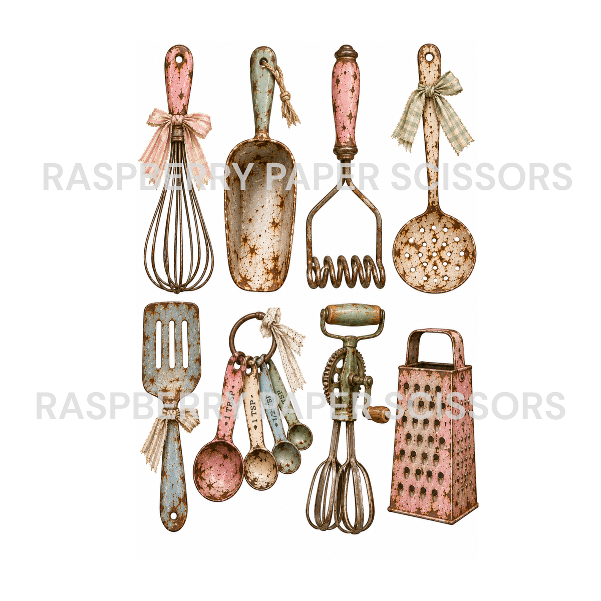 Shabby Metals Digital Kit