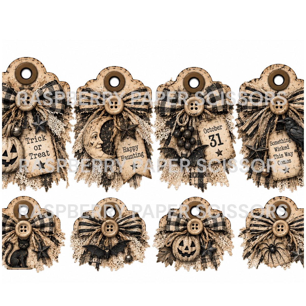Vintage Trick or Treat Digital Kit