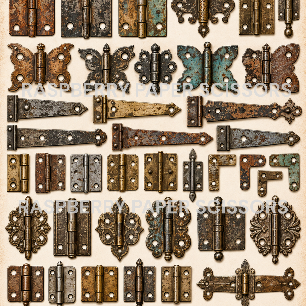 Mixed Media Metals Digital Kit