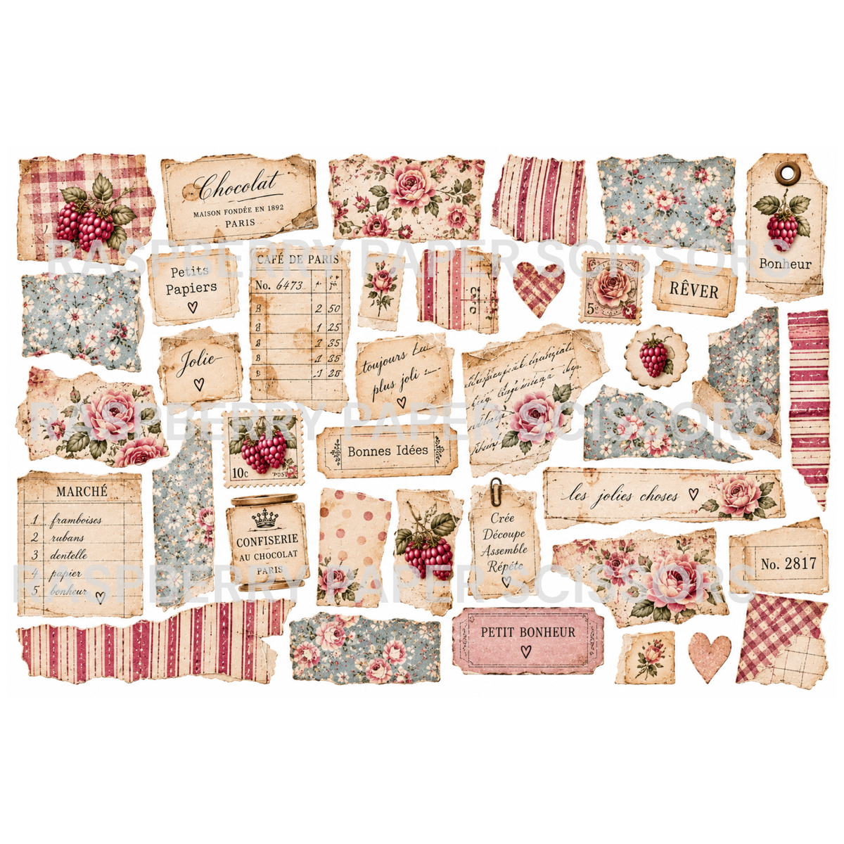 Our Signature Digital Kit: Raspberry Girls