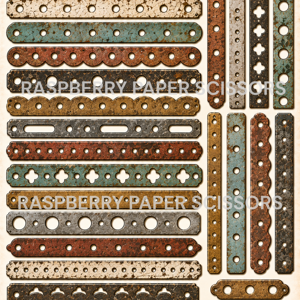 Mixed Media Metals Digital Kit
