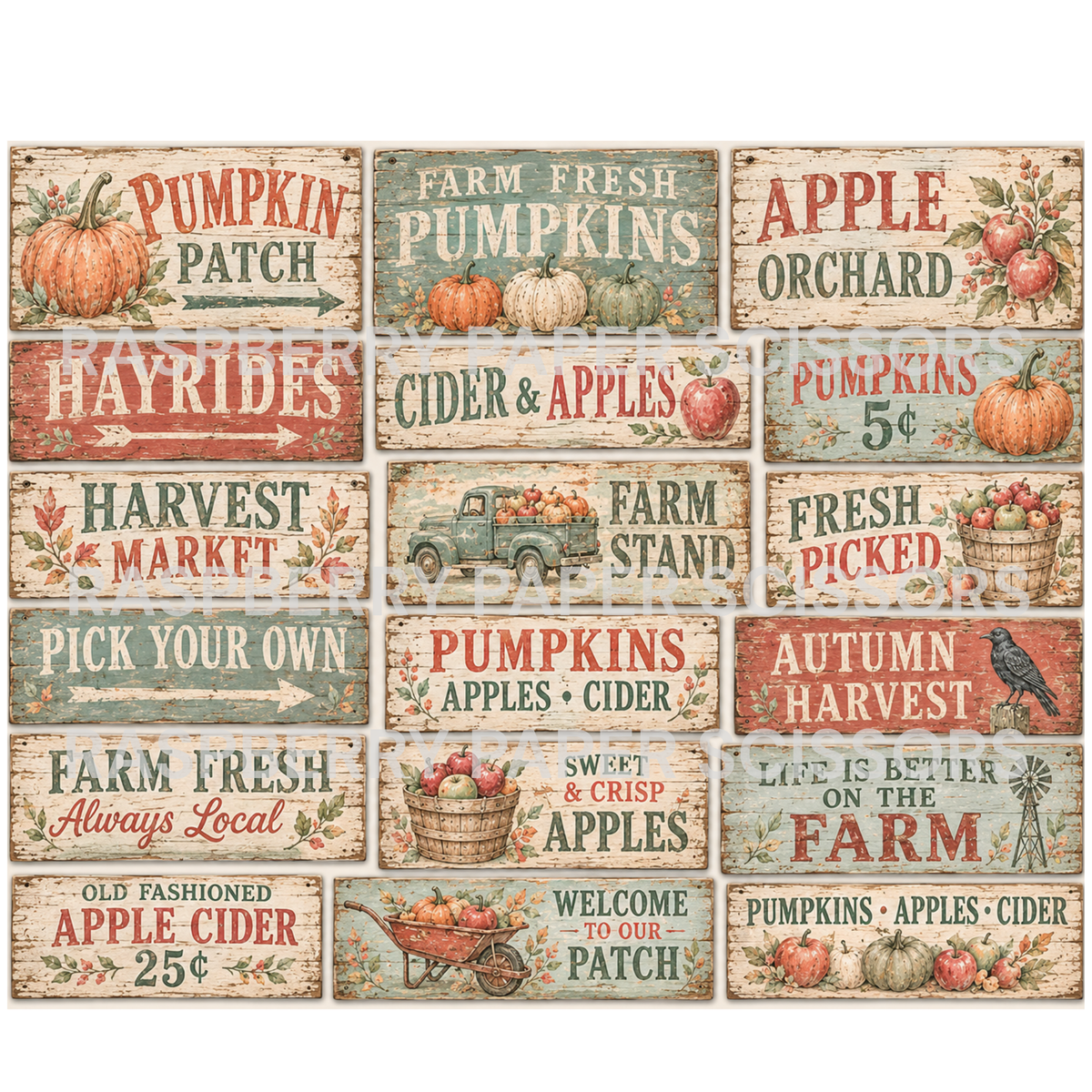 Fall Pin Up Girls Digital Kit