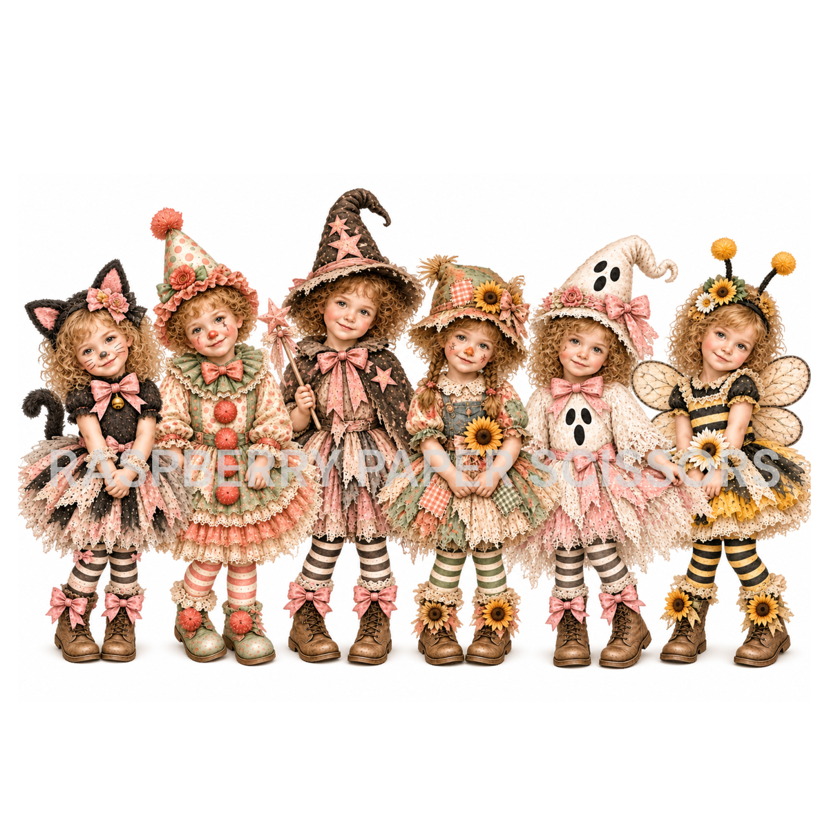 Cute Trick Or Treat Themed Digital Kit