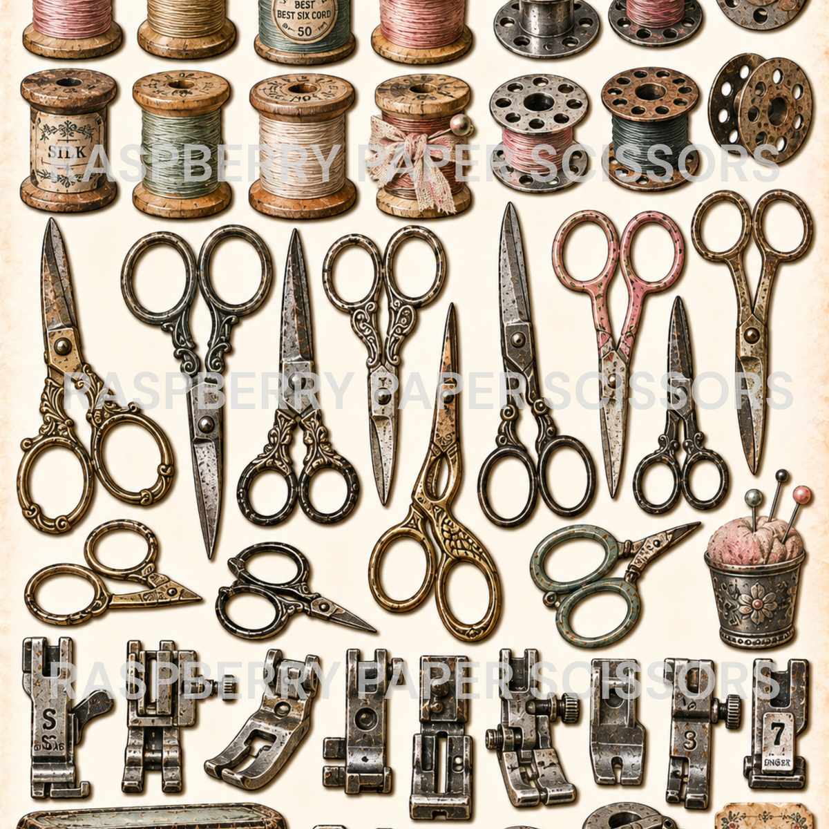 Mixed Media Metals Digital Kit