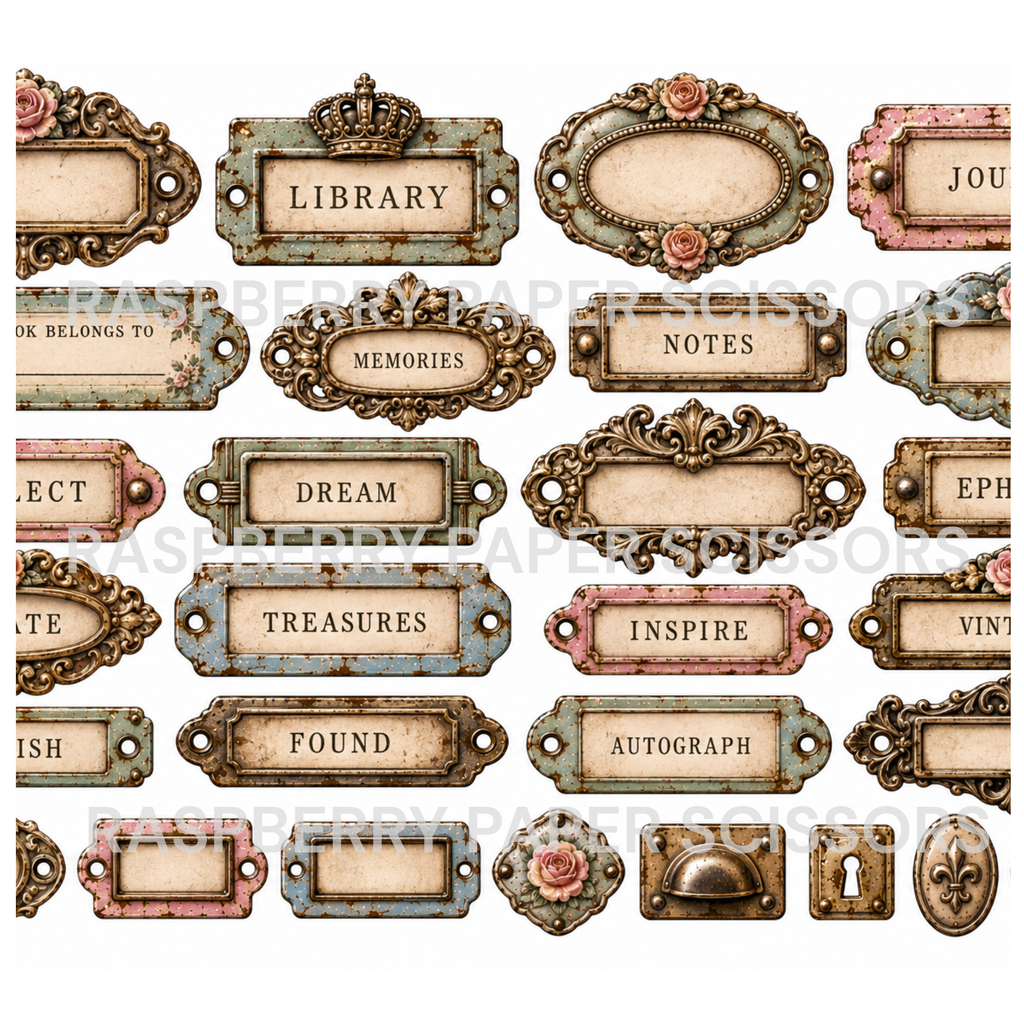Shabby Metals Digital Kit