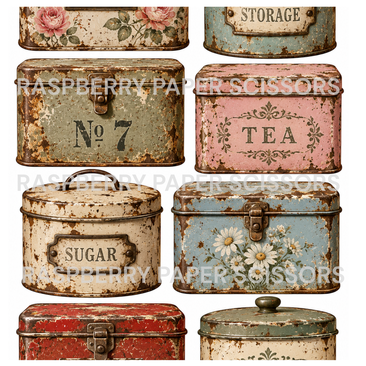 Shabby Metals Digital Kit