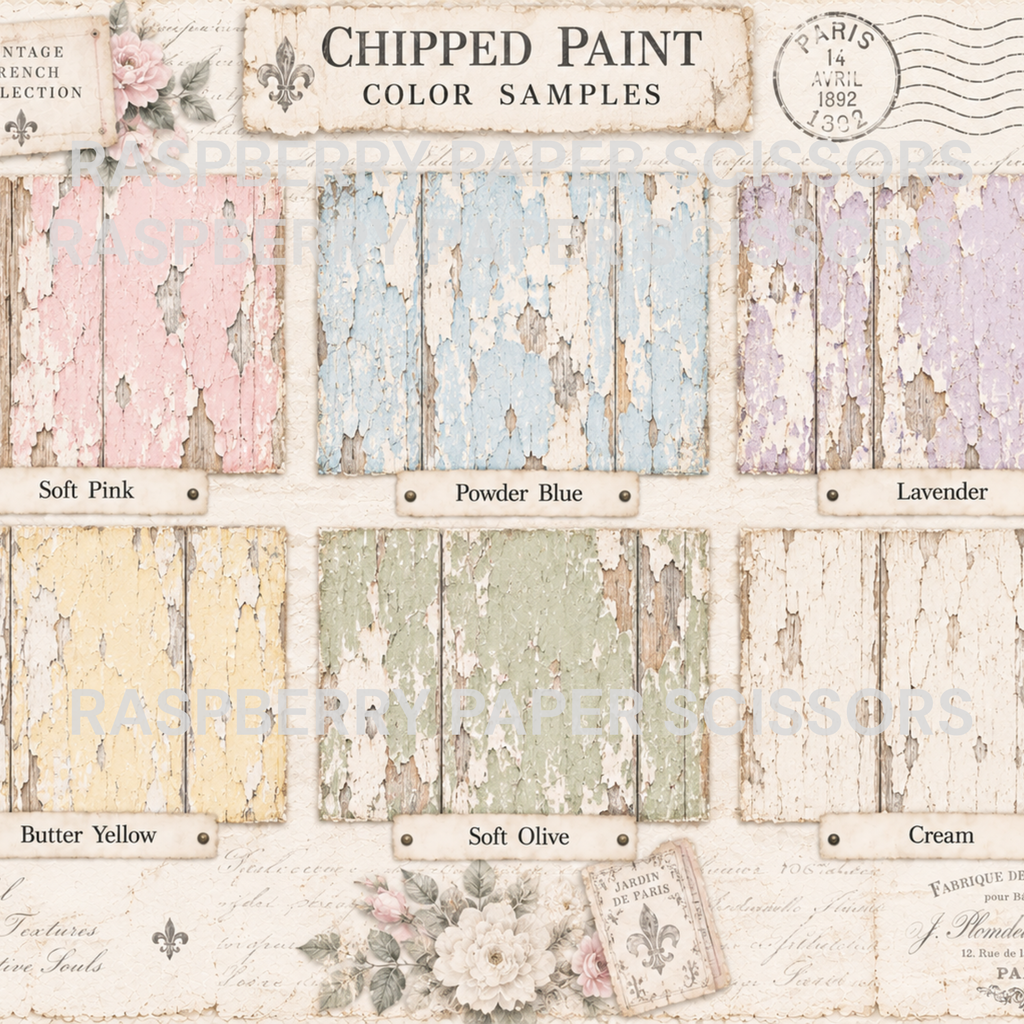 Shabby Cottage Backgrounds Digital Kit
