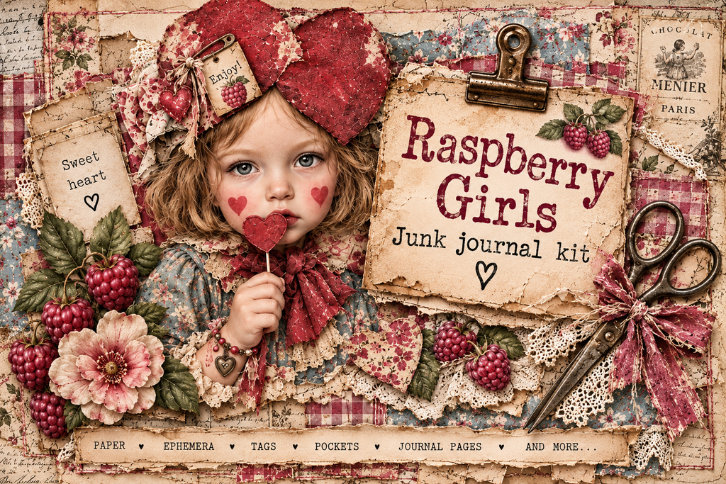 Our Signature Digital Kit: Raspberry Girls