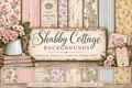 Shabby Cottage Backgrounds Digital Kit