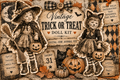 Vintage Trick or Treat Digital Kit